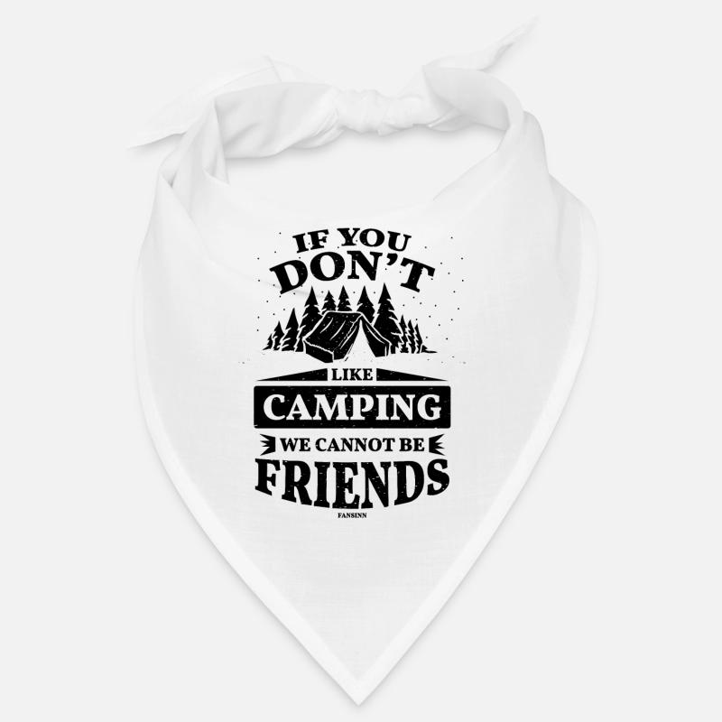 Camping Campingplatz Urlaub Zelt Geschenk Bandana