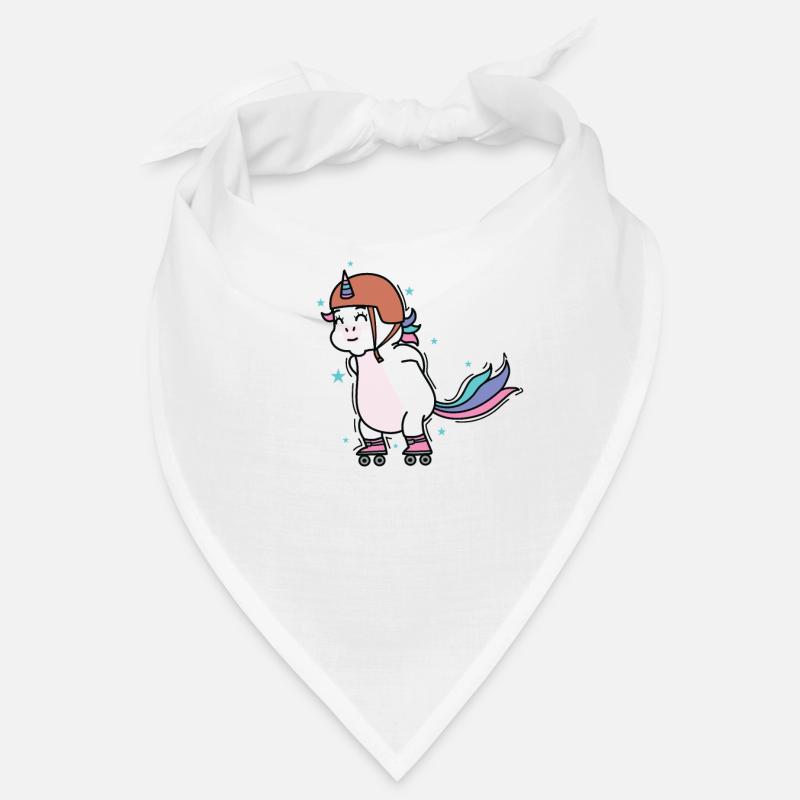 Unicorn at inline skating mythical creature sport Bandana