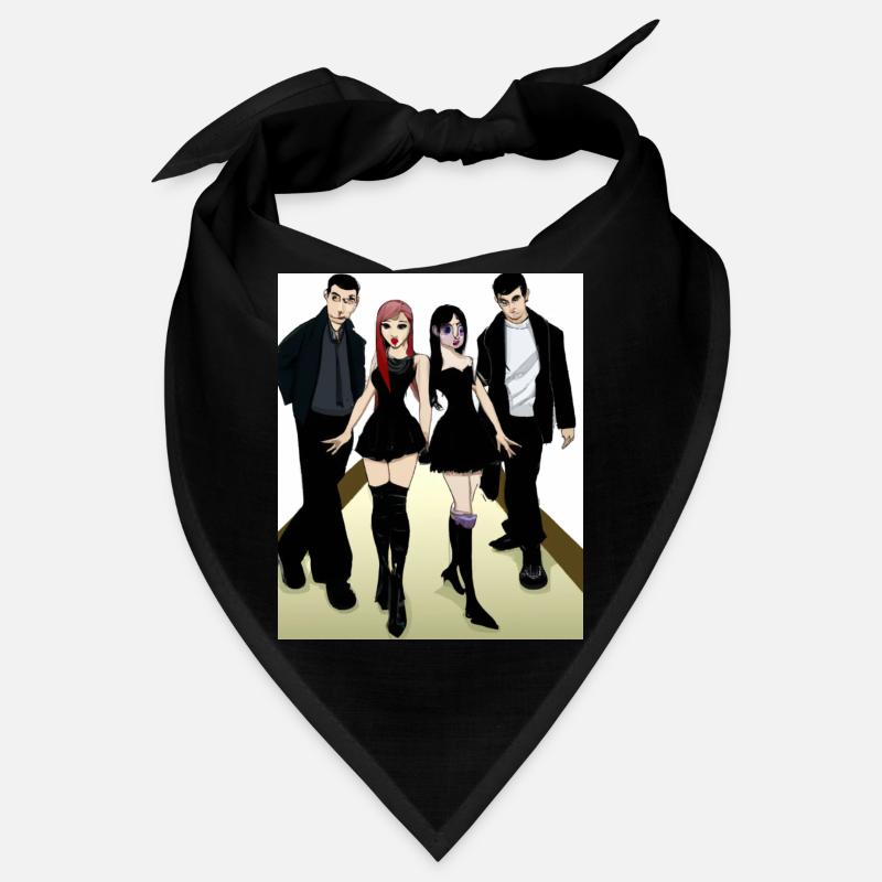 Corporate Goth Gothic Clique Freunde Bandana