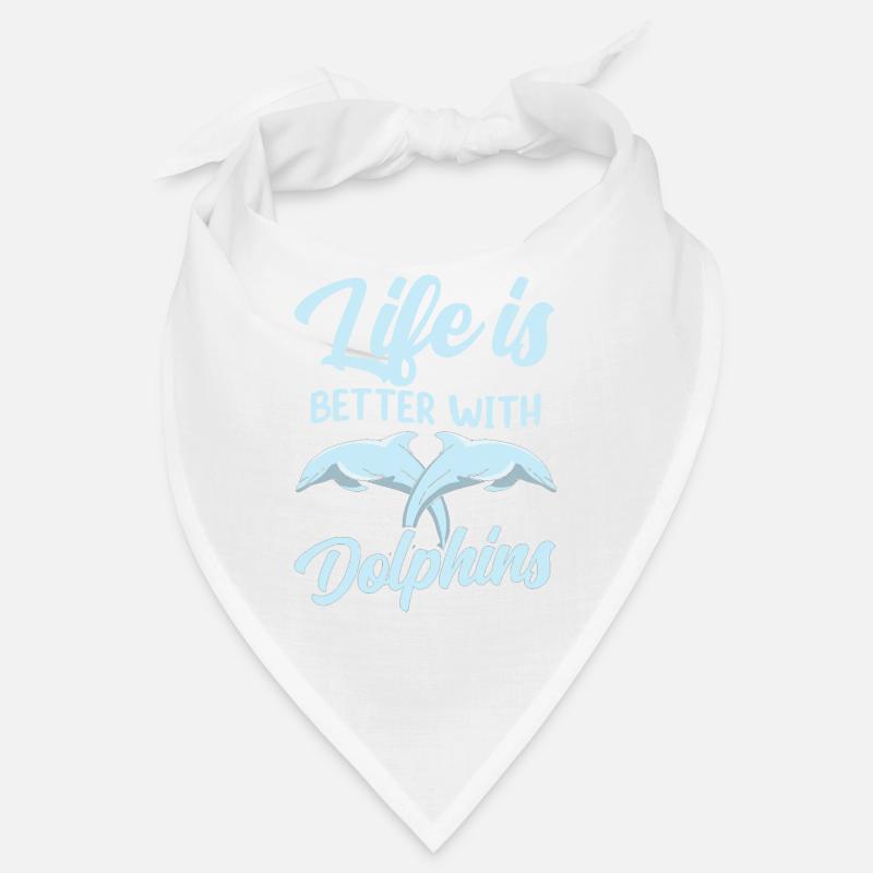 Das Leben Ist Besser Mit Delfinen Delfine Delfin Bandana