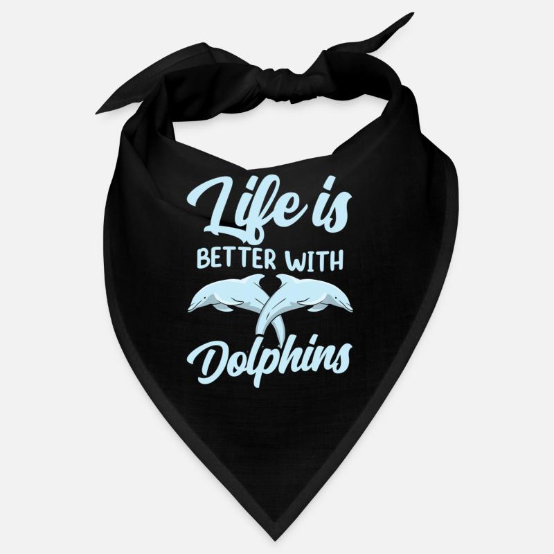 Das Leben Ist Besser Mit Delfinen Delfine Delfin Bandana