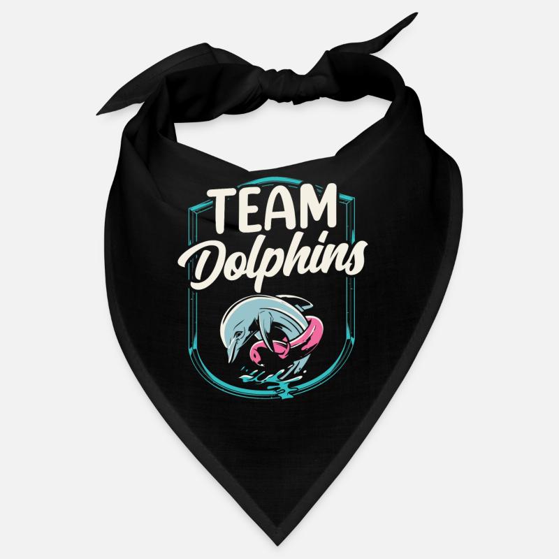 Team Dolphins Dolphin Dolphin Lovers Bandana