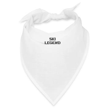 Ski - Ski Legend - Bandana - Weiß - Vorne