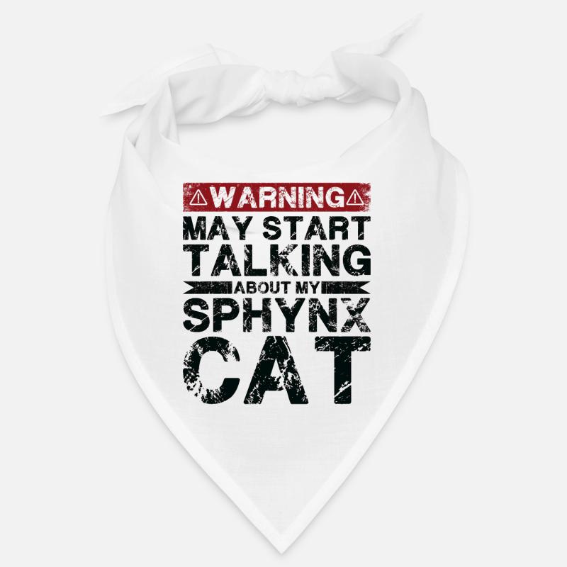 En parlant de chat Sphynx Bandana