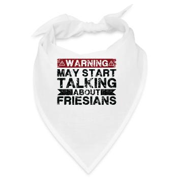 Apropos Friesisch - Bandana - Weiß - Vorne
