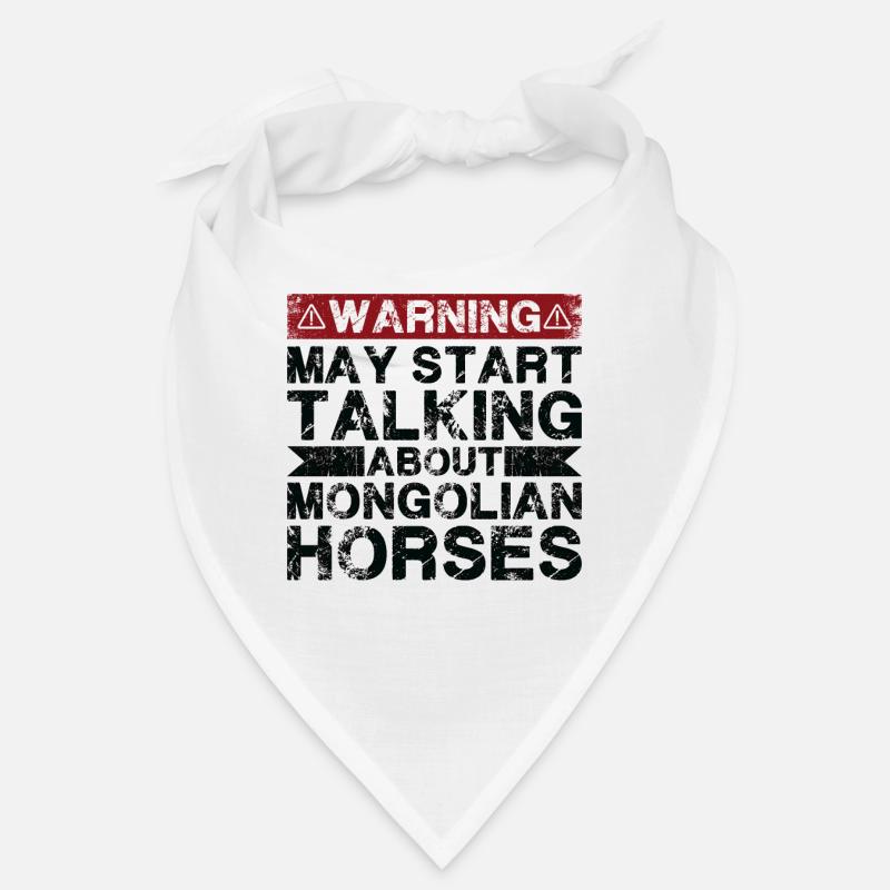 Über Mongolisches Pferd Sprechen Bandana
