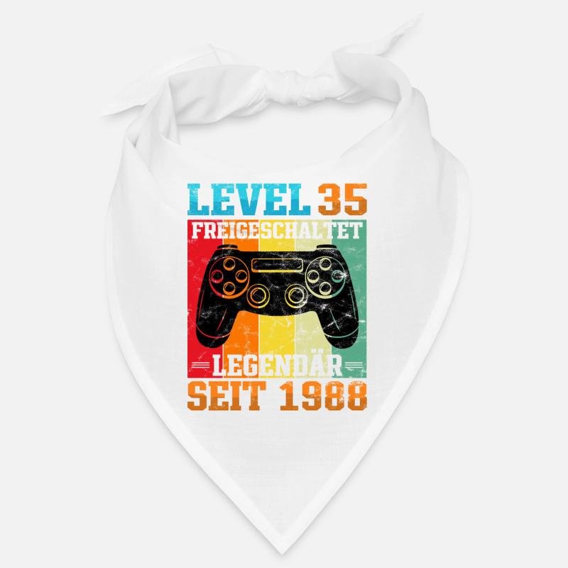 Gaming Geburtstag 1988 Level 35 Bandana