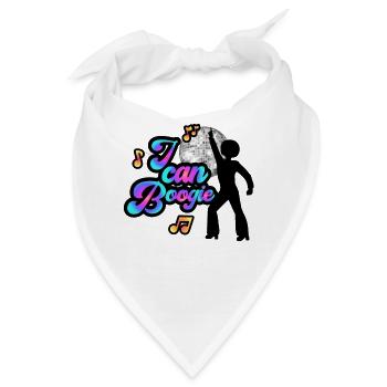 Funk Clothing | Vintage 70er Jahre Kostüm für Soul Musik - Bandana - Weiß - Vorne