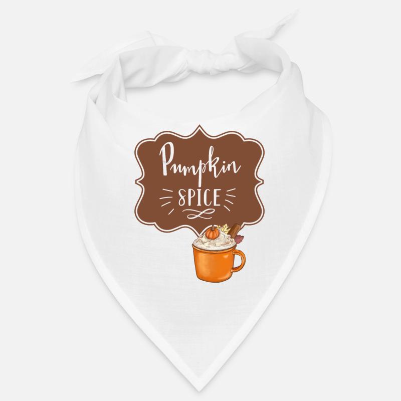 pumpkin spice , fall Bandana