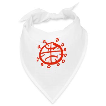 Halloween Halloween Halloween Halloween Halloween - Bandana - Weiß - Vorne