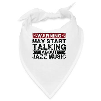 Apropos Jazzmusik - Bandana - Weiß - Vorne