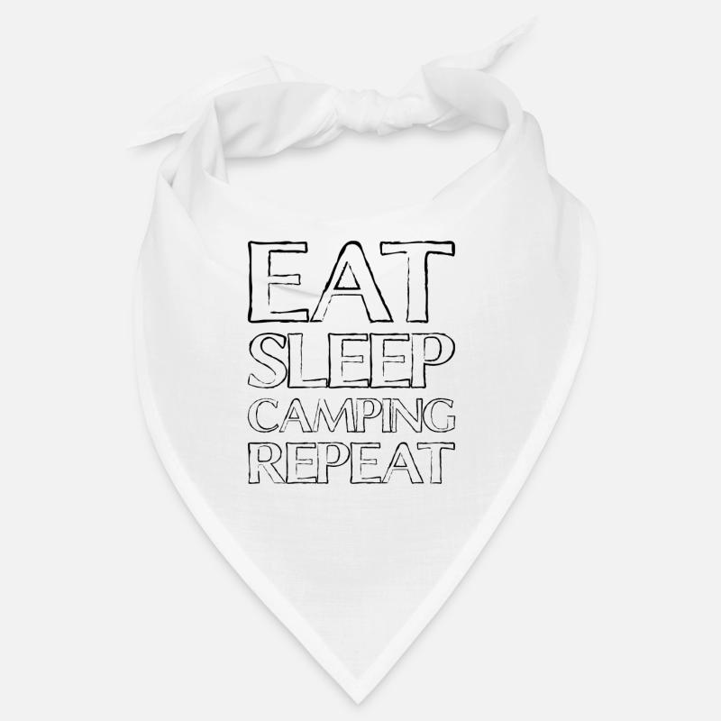 Eating Sleeping Camping Bandana