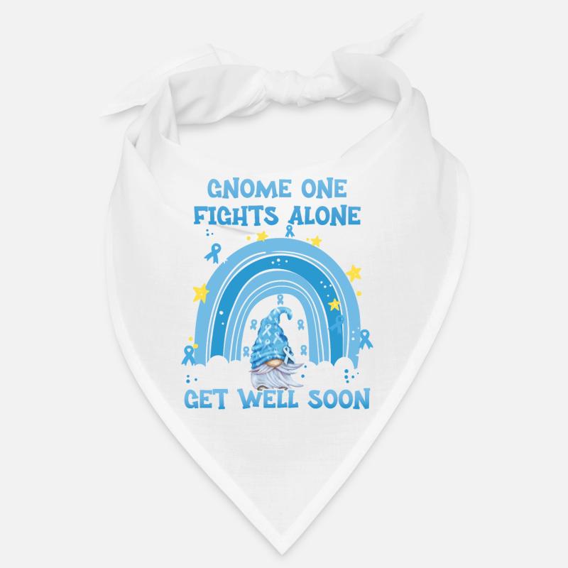 Gnome One Fights Alone Prostate Cancer Bandana