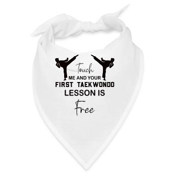 Taekwondo Tae kwon do Kampfsport - Bandana - Weiß - Vorne