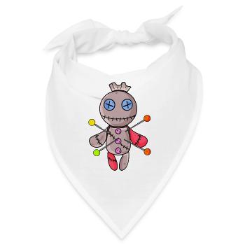 Voodoo Puppe - Bandana - Weiß - Vorne