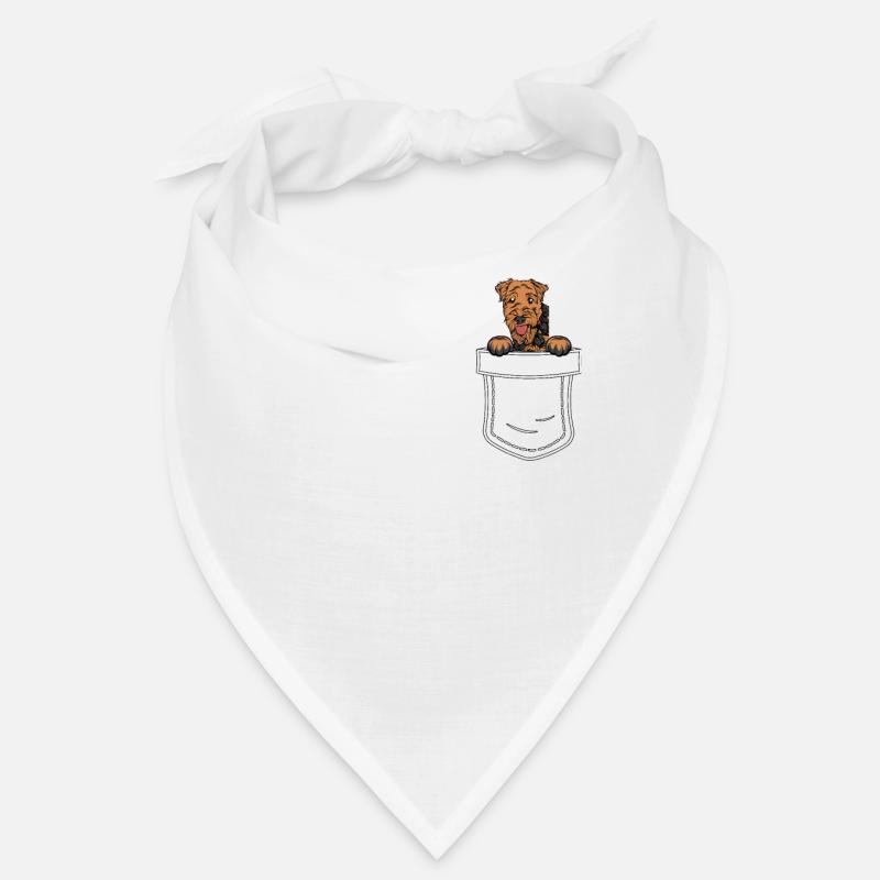 Airedale Terrier Gift Dog Sac de poitrine Bandana