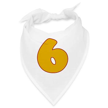 6 - Bandana - Weiß - Vorne