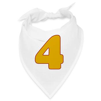 4 - Bandana - Weiß - Vorne