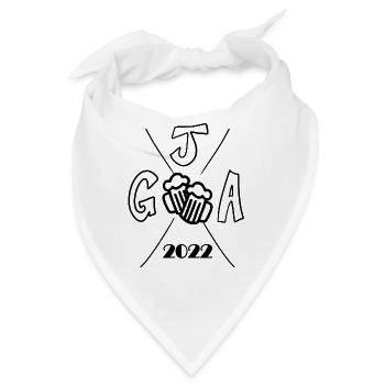 2022 Junggesellenabschied - Bandana - Weiß - Vorne