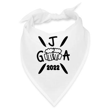 2022 Junggesellenabschied - Bandana - Weiß - Vorne