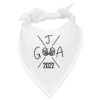 2022 Junggesellenabschied - Bandana - Weiß - Vorne