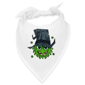 Hexe Virus - Bandana - Weiß - Vorne