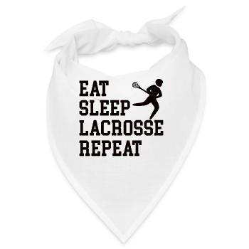 Lacrosse Spieler spielen Lacrosse Relax Lacrosse - Bandana - Weiß - Vorne