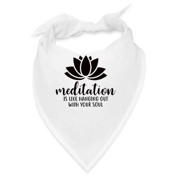 Yoga Meditation Chakra Heilung Mandala - Bandana - Weiß - Vorne