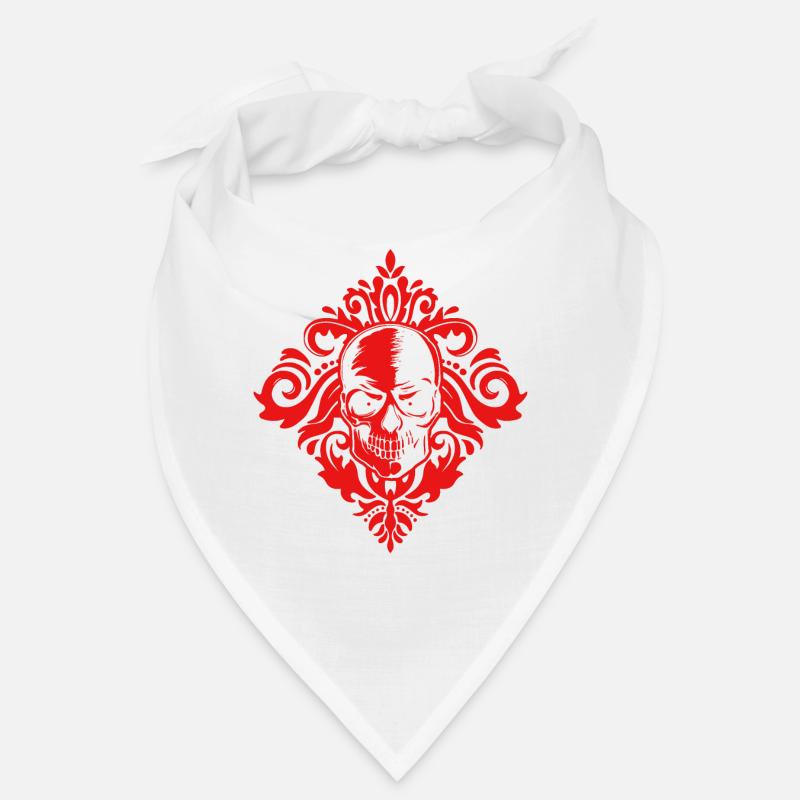 Baroque Esthétique Crâne Soft Grunge Dark Academia Bandana