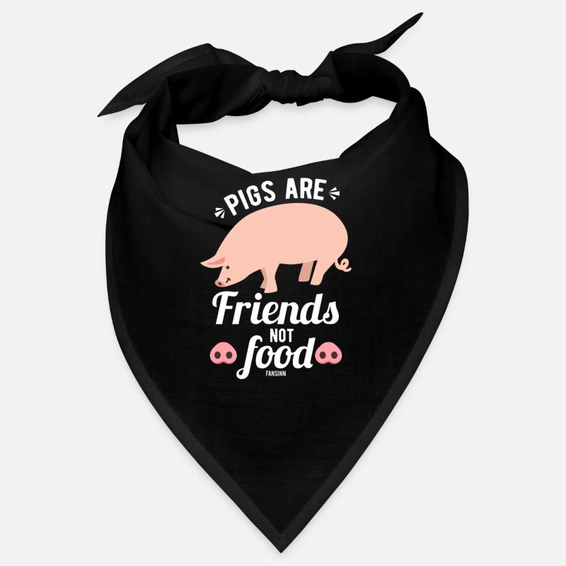 Amis Cochons Amitié végétalien Bandana
