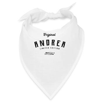 Andrea Limited Edition - Bandana - Weiß - Vorne