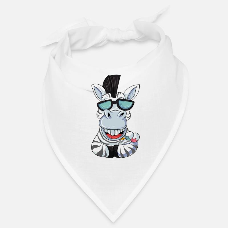 Zebra with sunglasses Bandana