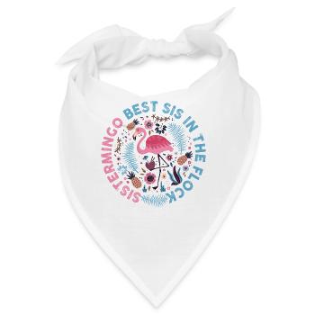 Best Sis In The Flock Sistermingo - Bandana - Weiß - Vorne
