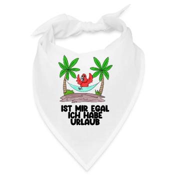 Urlaub - Bandana - Weiß - Vorne