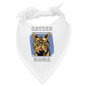 KATZEN MAMA - Bandana - Weiß - Vorne