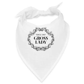 Lustige Geburtstags-Bruttodame seit 1907 - Bandana - Weiß - Vorne