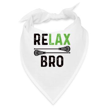 Lacrosse Spieler spielen Lacrosse Relax Lacrosse - Bandana - Weiß - Vorne