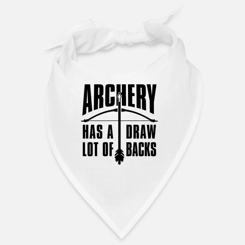 Archery Has A Lot Target Arrow Shooting Bow Archer - Bandana - white