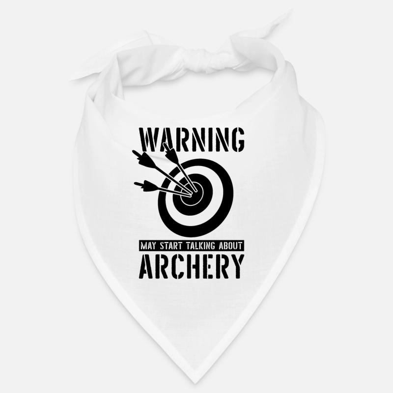 Warning May Start Archery Crossbow Shooting Archer Bandana