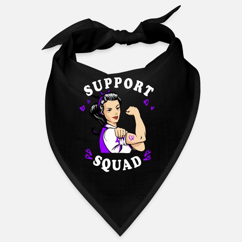 Arc violet conscient de la naissance prématurée Bandana