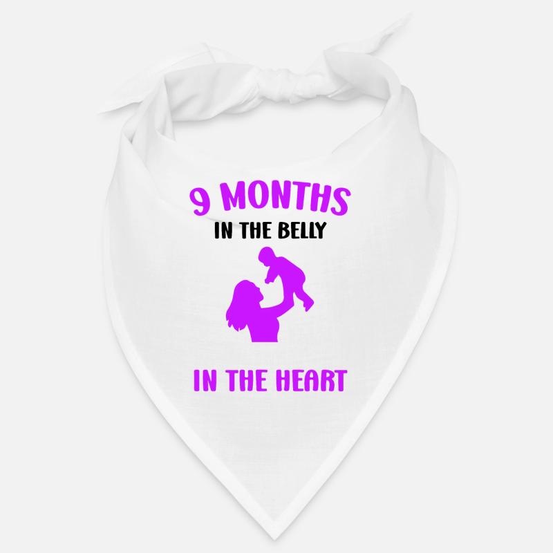 9 Monate im Bauch - ein Leben lang im Herzen Bandana