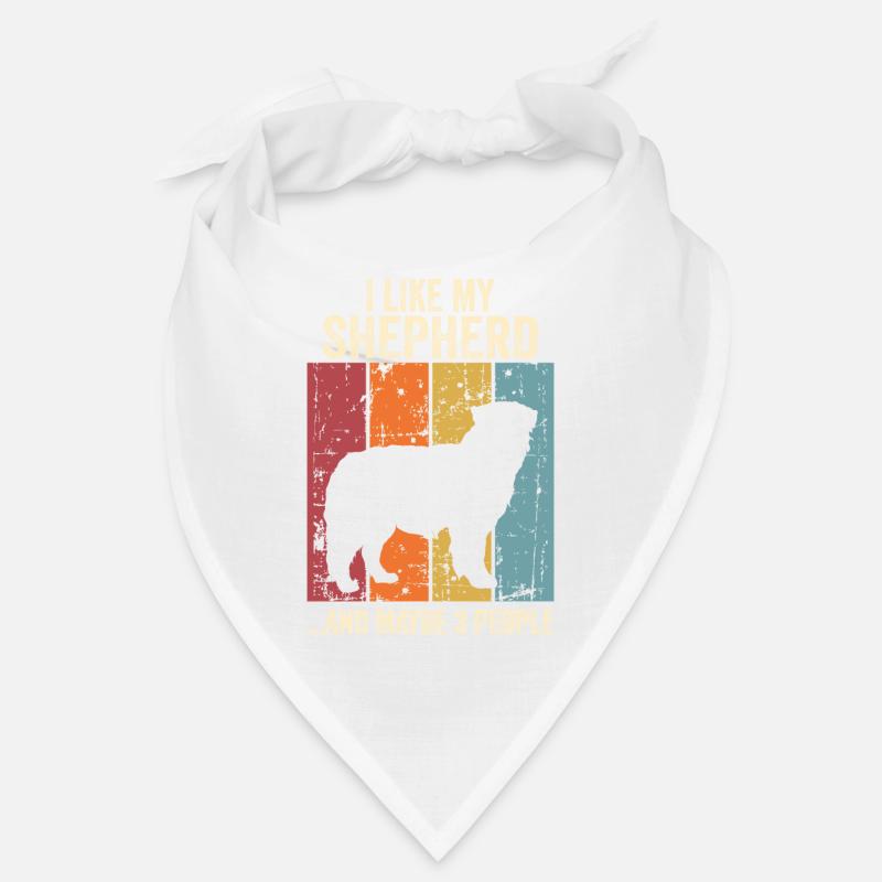 Australian Shepherd Geschenk Hunde - Bandana - Weiß