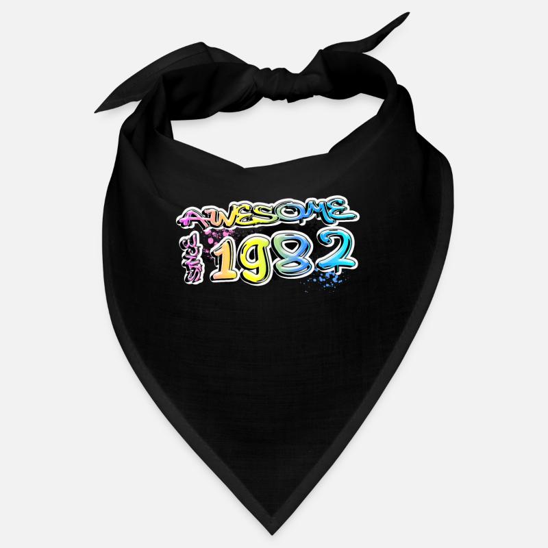 Awesome since 1982 Graffiti Motiv Bandana