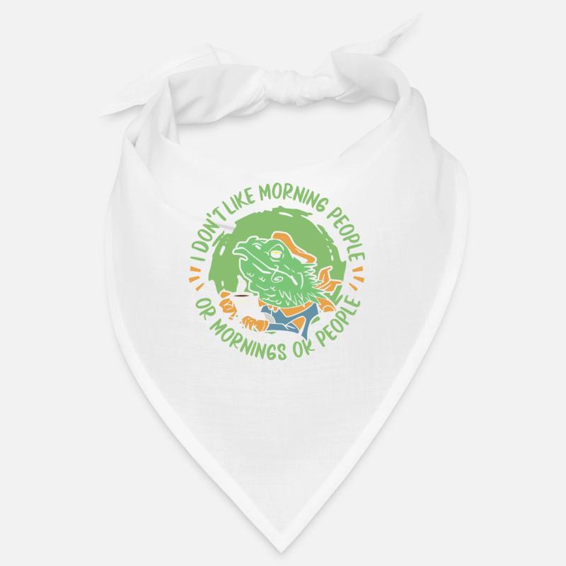 Bartagame Bearded Dragon - Bandana - Weiß