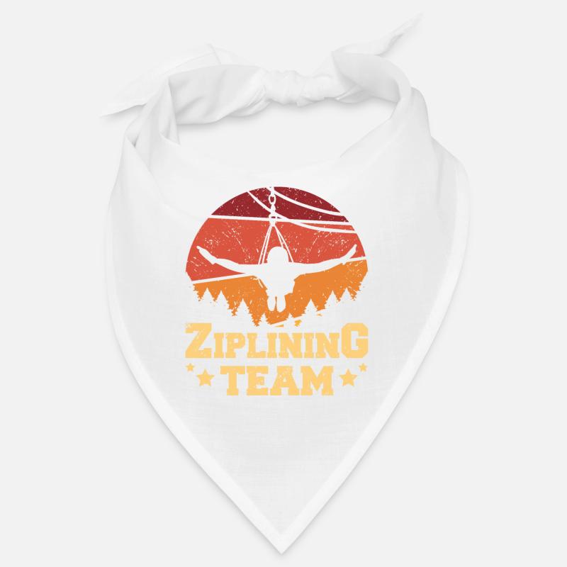 Ziplining team Bandana