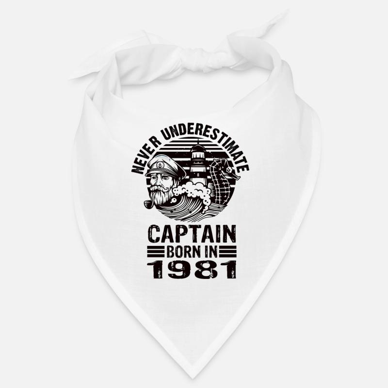 Never Underestimate Captain né en 1981 Bandana