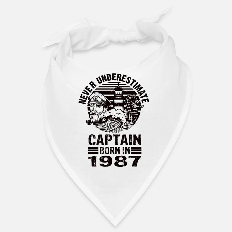 Never Underestimate Captain born in 1987 Bandana