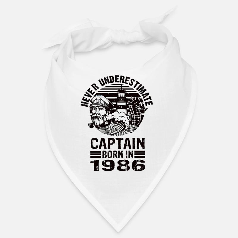Never Underestimate Captain born in 1986 Bandana