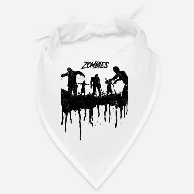 Distressed Zombie Apokalypse Silhouette Bandana