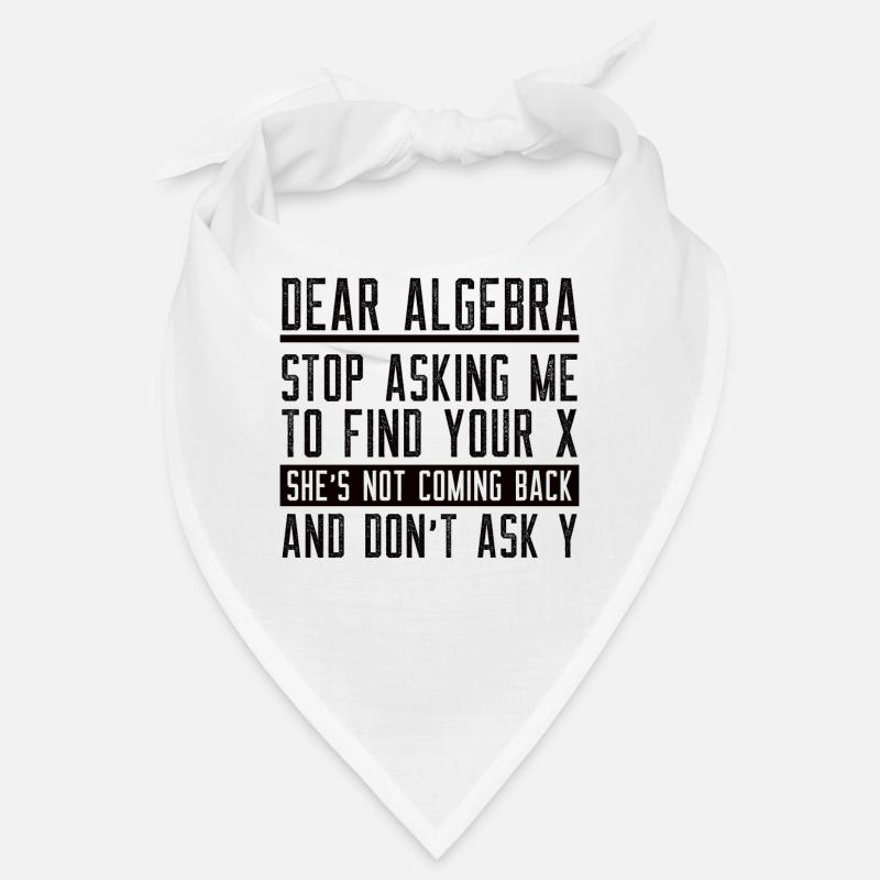 Math Mathematics Mathematician School Algebra Bandana